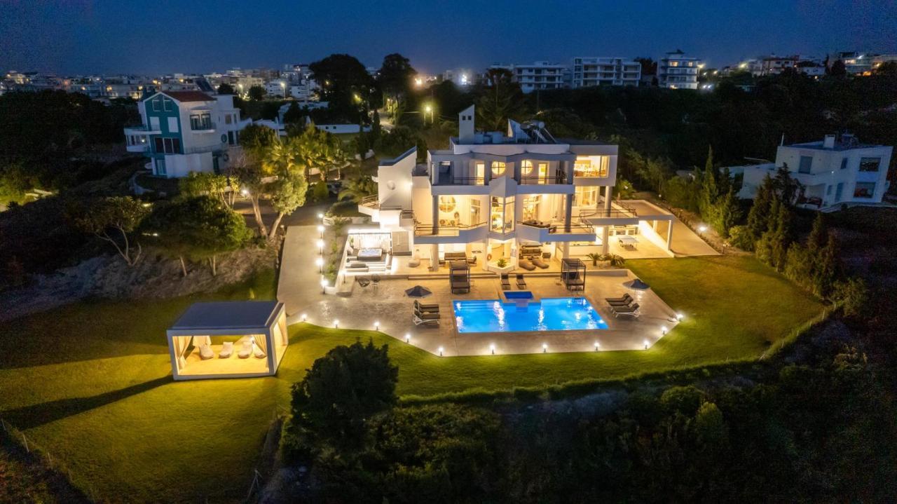 Monte Smith Luxury Villa Rhodes City Exterior foto